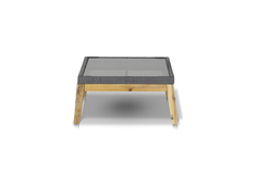 Столик кофейный барселона (outdoor) бежевый 65x33x65 см.