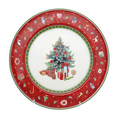 Тарелка repast christmas world (repast) красный