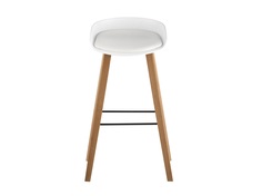 Стул барный libra soft (stoolgroup) белый 50x85x40 см.