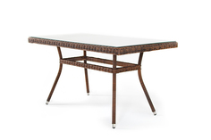 Стол обеденный латте (outdoor) коричневый 140x80x75 см.