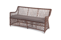 Диван двухместный латте (outdoor) коричневый 160x84x68 см.