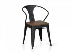 Стул tolix wood (ogogo) серый 38x78x38 см.