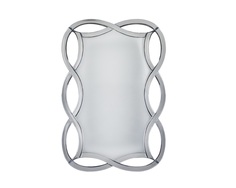 Зеркало декоративное в фигурной зеркальной раме (garda decor) серебристый