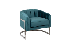 Кресло (garda decor) зеленый 77x71x70 см.