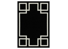 Ковер hampton black (carpet decor) черный 160x230 см.