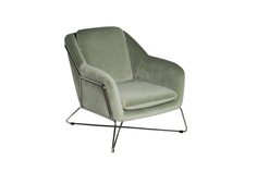 Кресло lany (garda decor) зеленый 87x80x75 см.