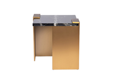 Стол журнальный nero (garda decor) черный 50x55x50 см.