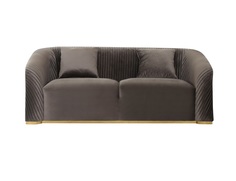 Диван geneve двухместный (garda decor) серый 185x76x95 см.