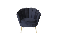 Кресло (garda decor) черный 79x85x89 см.