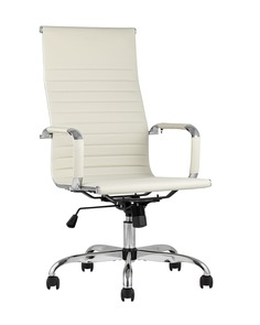 Кресло руководителя topchairs city (stoolgroup) бежевый 52x98x66 см.