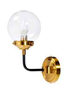 бра simple s (garda decor) прозрачный 15x32x23 см.