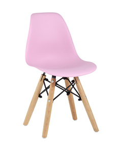 Стул eames wood (stoolgroup) розовый 31x54x38 см.