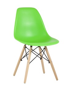 Стул eames wood (stoolgroup) зеленый 46x81x53 см.