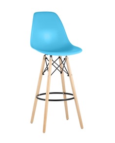 Стул барный dsw (stoolgroup) голубой 46x120x46 см.