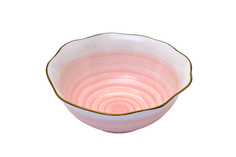Салатник mistero розовый (garda decor) розовый 20x8x20 см.