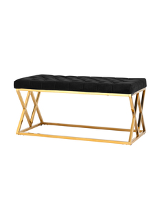 Банкетка инсигния (stoolgroup) черный 99x46x45 см.