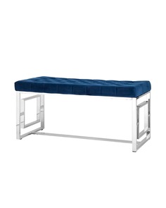 Банкетка бруклин (stoolgroup) синий 99x46x45 см.