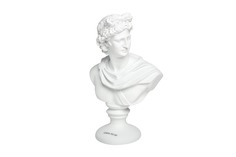 Статуэтка античный бюст (garda decor) белый 20x30x20 см.