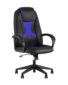 Кресло игровое topchairs st-cyber 8 (stoolgroup) синий 65x111x77 см.