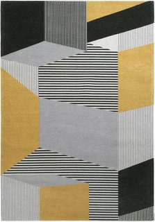 Ковер metropolis yellow 160х230 (carpet decor) мультиколор 230x160 см.