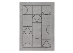 Ковер signet grey (carpet decor) серый 160x230 см.