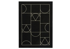 Ковер signet black (carpet decor) черный 200x300 см.