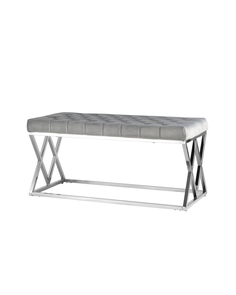 Банкетка инсигния (stoolgroup) серый 99x46x45 см.