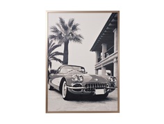 Холст майами-1 (garda decor) золотой 80x110 см.