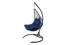 Подвесное кресло wind black (bigarden) красный 81x195x78 см.