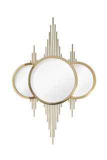 Зеркало (garda decor) золотой 80x120 см.