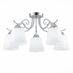 Светильник потолочный liada (st luce) серебристый 28 см.