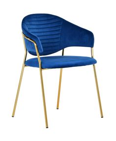 Стул avatar (bradexhome) голубой 56x81x55 см.
