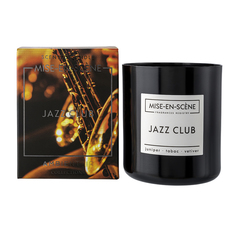 Свеча ароматическая mise en scene jazz club (ambientair) черный 7x8x7 см.