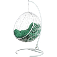 Подвесное кресло kokos white promo (bigarden) белый 95x195x75 см.