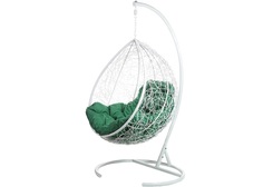 Подвесное кресло tropica white promo (bigarden) белый 106x195x74 см.