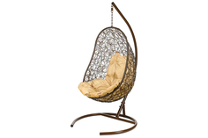Подвесное кресло easy brown (bigarden) коричневый 80x195x66 см.