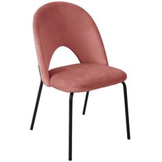 Стул olivia пудровый (bradexhome) розовый 47x87x53 см.
