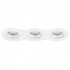 Встраиваемый светильник domino (lightstar) белый 34x11 см.