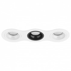 Встраиваемый светильник domino (lightstar) белый 34x11 см.