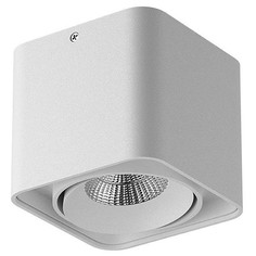 Накладной светильник monocco (lightstar) белый 10x9x10 см.