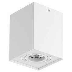 Накладной светильник rettango (lightstar) белый 9x12x9 см.