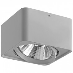 Накладной светильник monocco (lightstar) серый 14x9x14 см.