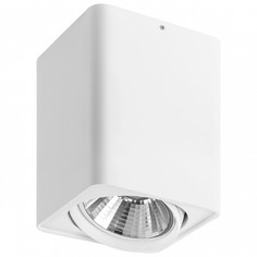 Накладной светильник monocco (lightstar) белый 14x20x14 см.