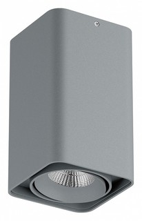 Накладной светильник monocco (lightstar) серый 10x17x10 см.