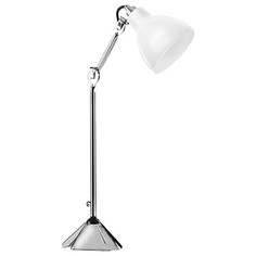 Настольная лампа loft (lightstar) серебристый 73 см.