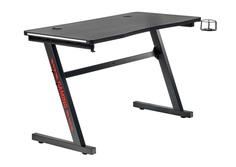 Компьютерный стол epic glow (bradexhome) черный 120x75x60 см.