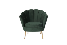 кресло велюр зеленый 79*85 (garda decor) зеленый 79x85x89 см.