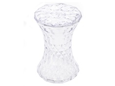 Стул-пуф stone (bradexhome) прозрачный 46 см.