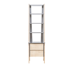 Этажерка сканди (leset) бежевый 50x178x45 см.