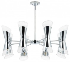 Люстра на штанге strato (lightstar) серебристый 37 см.